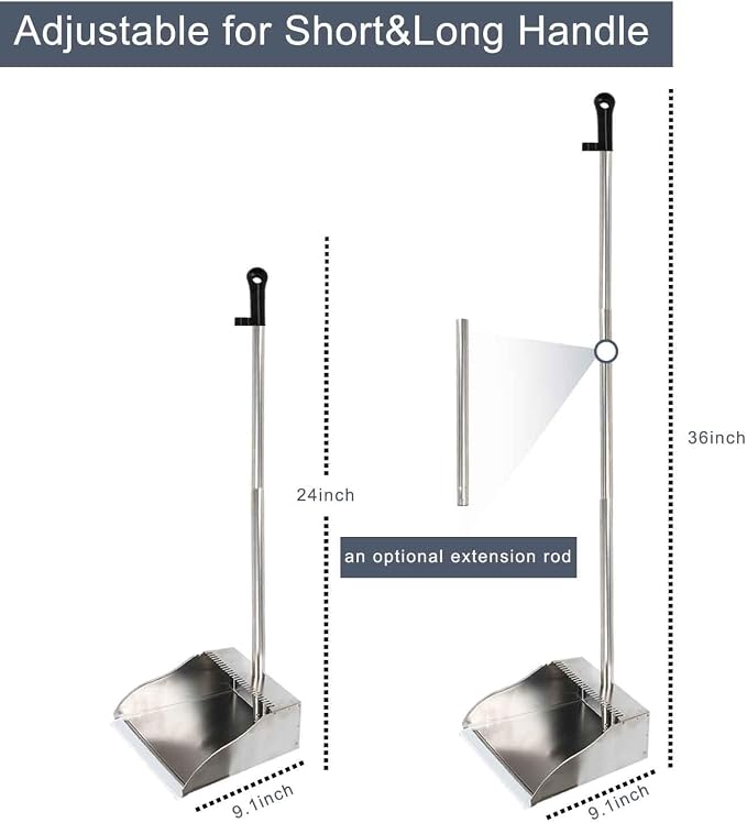 Stainless Steel Dustpan Metal Dustpan - Image 2