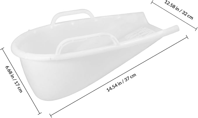 DOITOOL Handheld Dustpan with Handle Small Desktop Garbage Shovel Plastic - Image 2