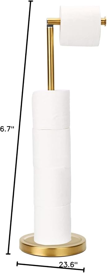 Toilet Paper Holder Stand Bathroom Toilet Paper Storage - Image 8