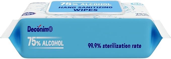 Advanced Large 75% Alcohol Hand Sanitizing Wipes, 4 Packs of 50 - - Image 6