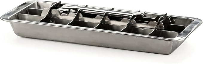 Vintage Inspired Ice Cube Tray | 18/8 Stainless Steel | 18 Slot Ice Cube Tray | - Image 2