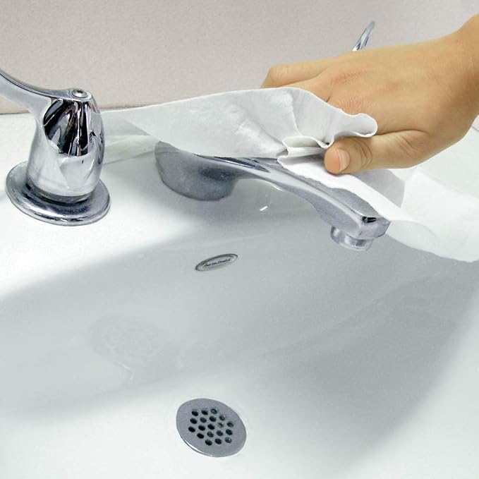 TaskBrand N-V040CGW Center Pull Wipers White 10 x 12 - Image 4