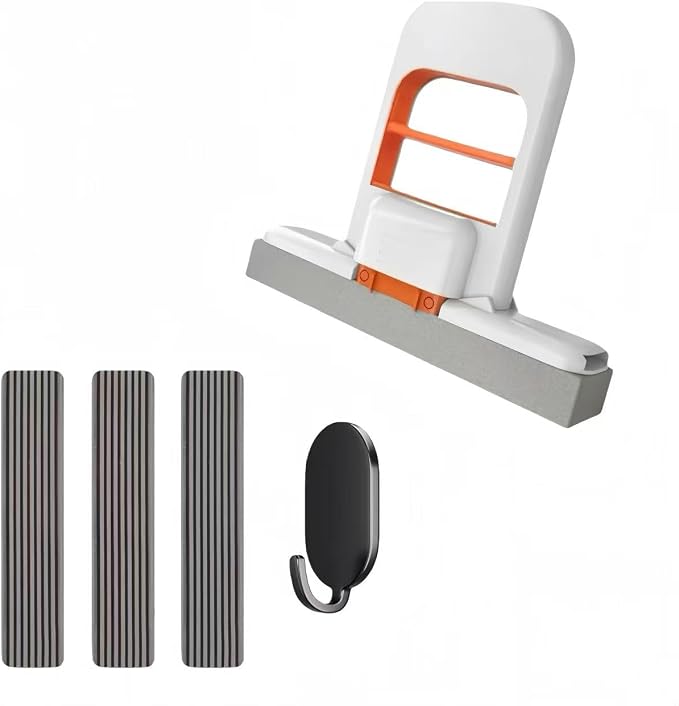Mini Mop for Small Spaces, Foldable Self-Squeeze & Self-Wringing Wet Dry Sponge by Unknown