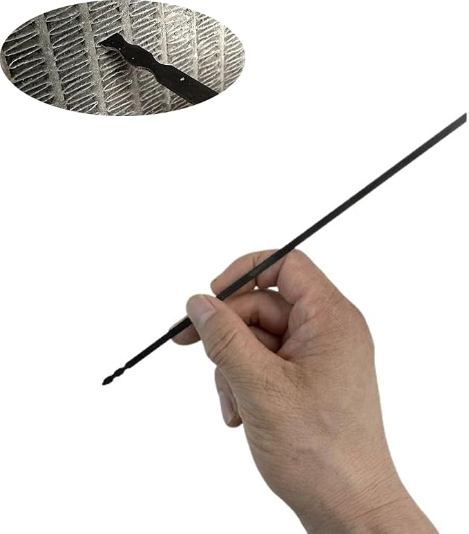 Water Tank Radiator Fins Cleaning Pins Precision Pick Detailing Brush 10'' Hole - Image 7