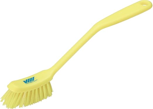 Vikan - Fine Dish Brush - Heavy-Duty, Slip-Resistant Cleaning Brush, by Vikan