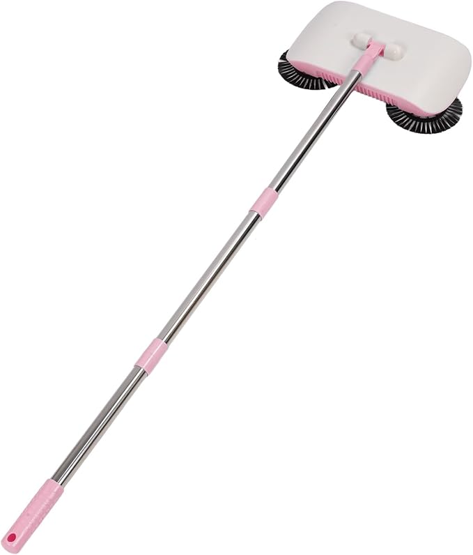 Carpet Sweeper Manual Push Handheld, Push Sweeper 2 in 1 Hand Floor Hand - Image 7