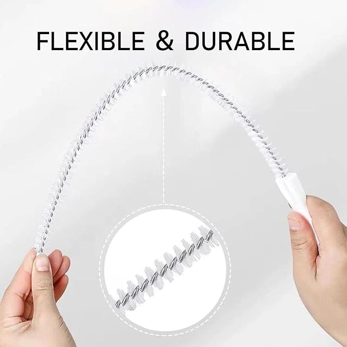 Drain Hair Remover, Drain Snake Clog Remover ＆ Cleaning Brushes Tool Set - Image 6