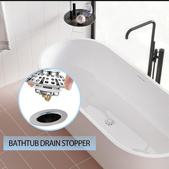 3-in-1 Bathtub Drain Stopper - Image 4