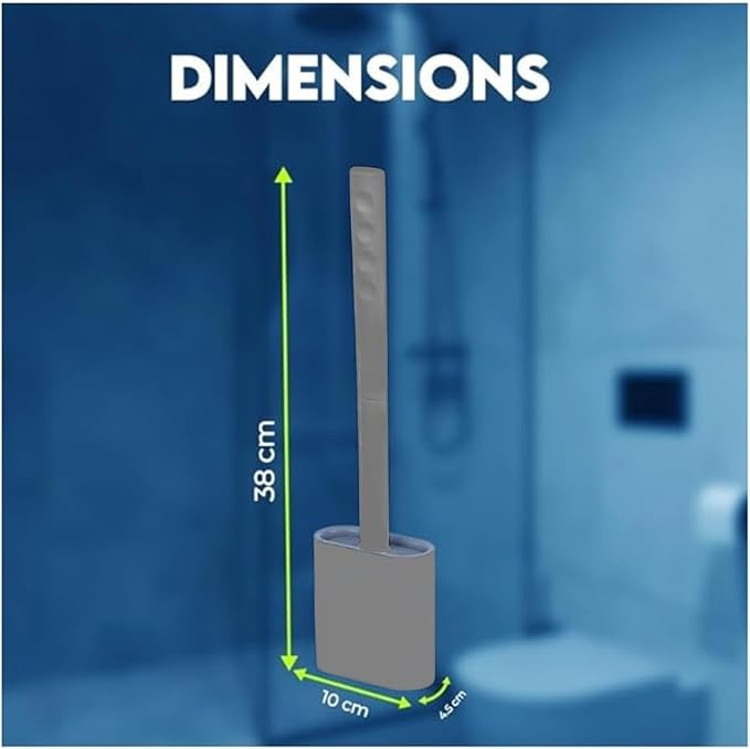 Modern Minimalist Silicone Toilet Brushes & Holders - Image 2