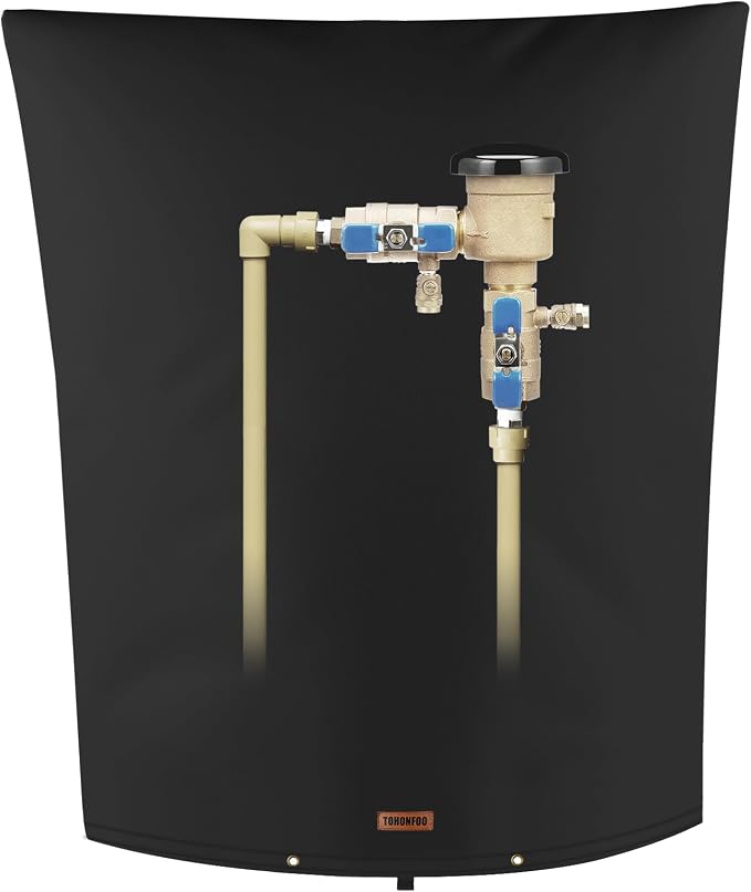 TOHONFOO Backflow Preventer Pipe Insulation Cover by TOHONFOO