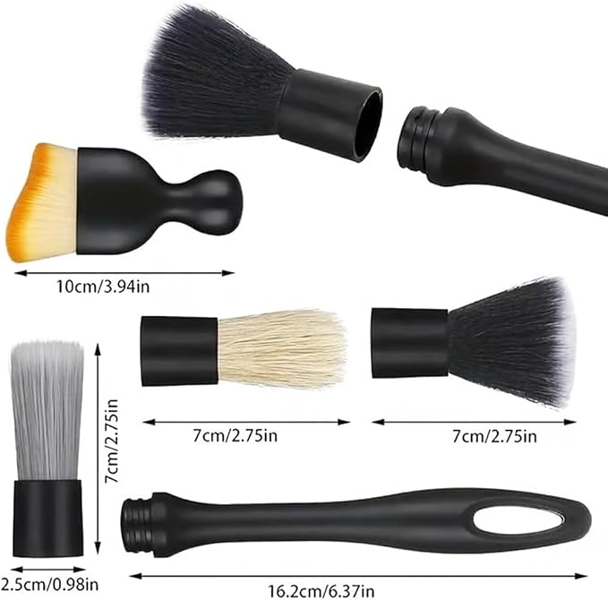 8PCS Car Detailing Brush Set，Soft Car Cleaning Brush，for Cleaning interiors Car - Image 2