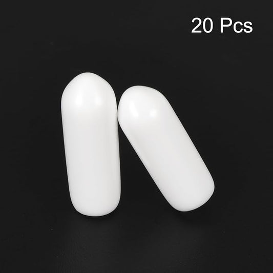 uxcell 20pcs Rubber End Caps 4mm ID Vinyl Round End Cap Cover Screw Thread - Image 2