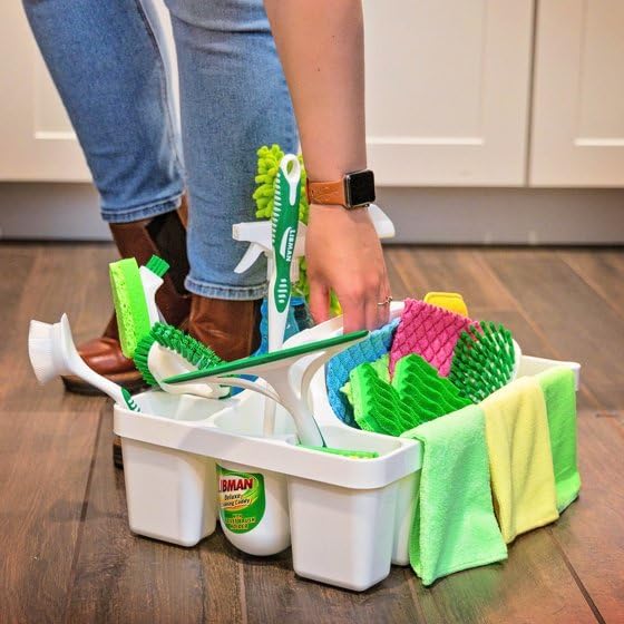 Deluxe Maid Cleaning Caddy – Durable Multi-Compartment Organizer - Image 3