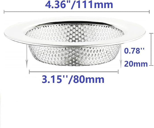 3 PCs Kitchen Sink Strainers, Food Strainer - Image 2