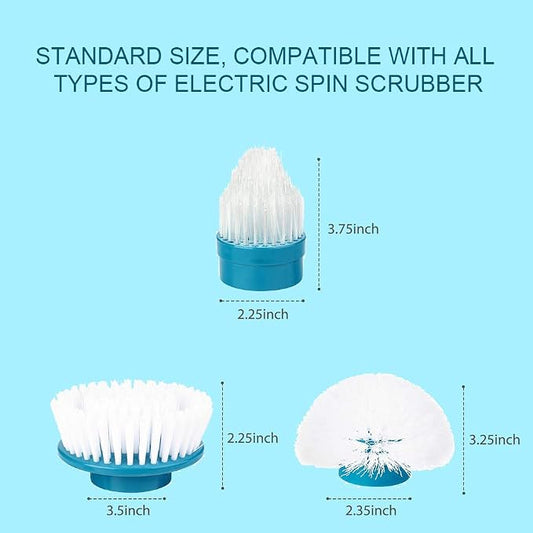 Replacement Brush Heads for Hurricane Spin Scrubber - Image 2