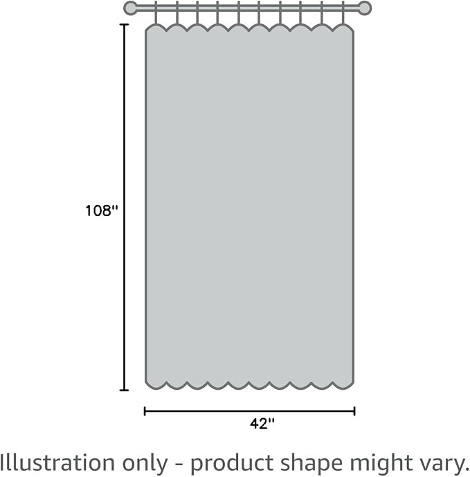 Chyhomenyc Sheer Window Curtains 108 inch Length 2 Panels Set, Airy - Image 9