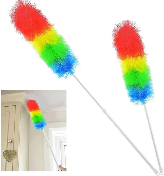 48" Static Duster Soft Magic Plastic Feather Anti Dust Car Home Window Cleaner - Image 3