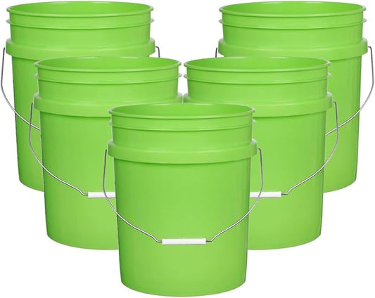House Naturals 5 Gallon Premium HPDE Plastic Bucket by House+Naturals