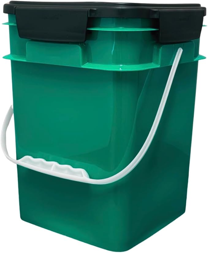 House Naturals 4 Gallon Square Food Grade Bucket Pail - Image 2