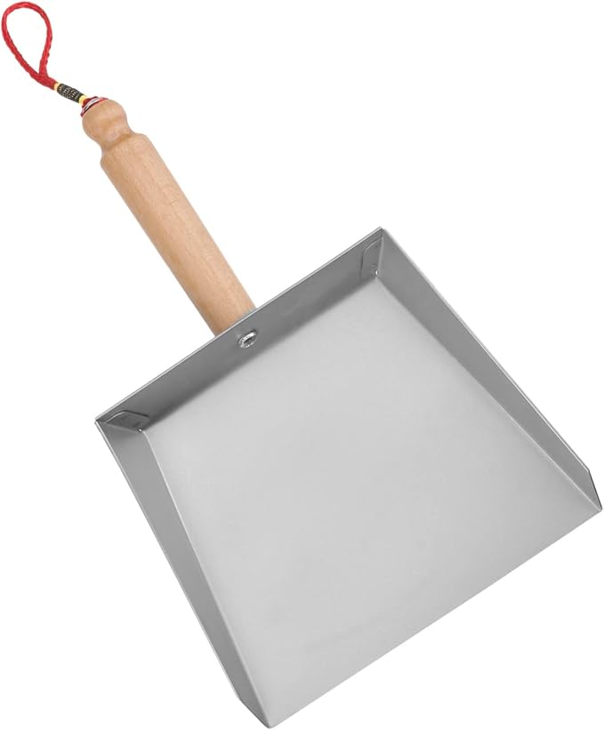 Healifty Stainless Steel Dustpan 8.66 Inch Mini Metal Dust Pan Compact by Healifty