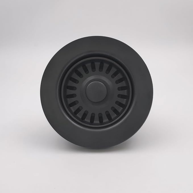 Black Polymer Drain Kitchen Sink Drain Assembly - Image 5