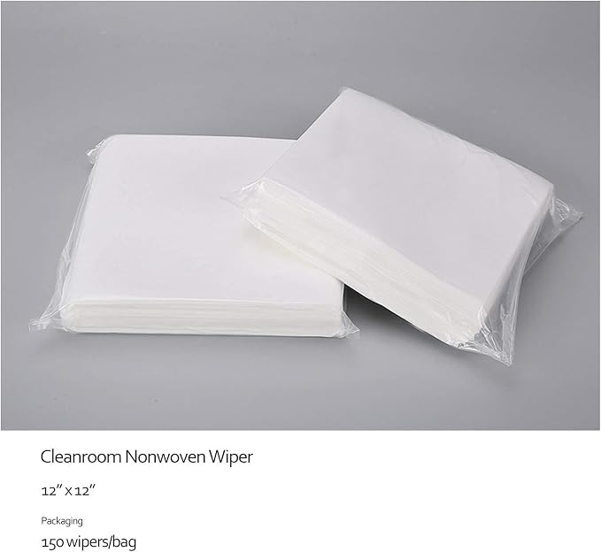 AAwipes Cleanroom Wipes Nonwoven Wipers Cellulose/Polyester Blend 12" x 12" - Image 2