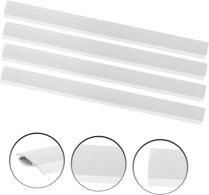 4 Pcs Dustpan Edge Replacement Lips Pressing Strips Dust Pan Inlet Garbage - Image 6