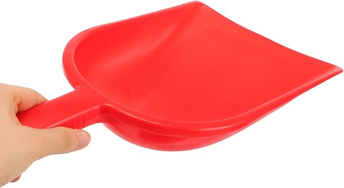 VOSAREA Handheld Dustpan for Desk Cleaning, Small Red Garbage Shovel - Image 4