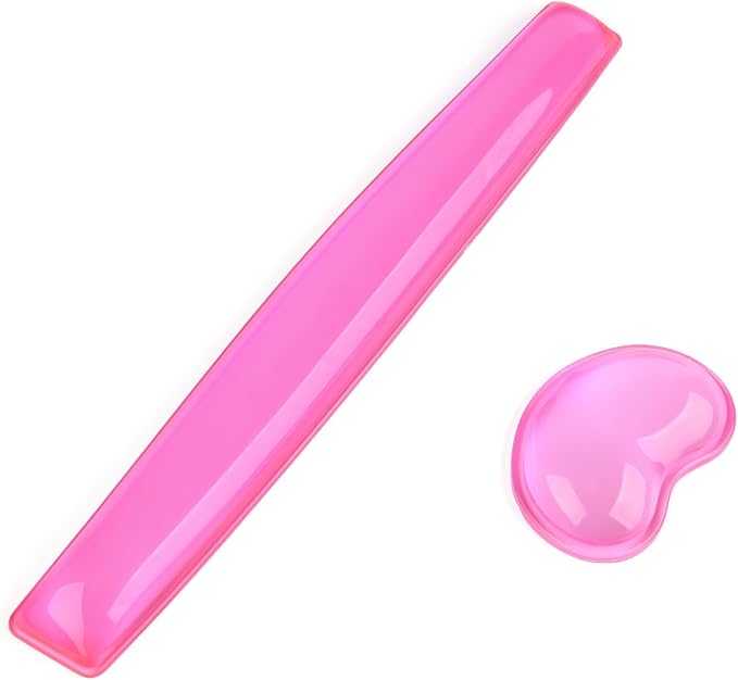 Gel Keyboard & Mouse Wrist Rest Set by ABRONDA