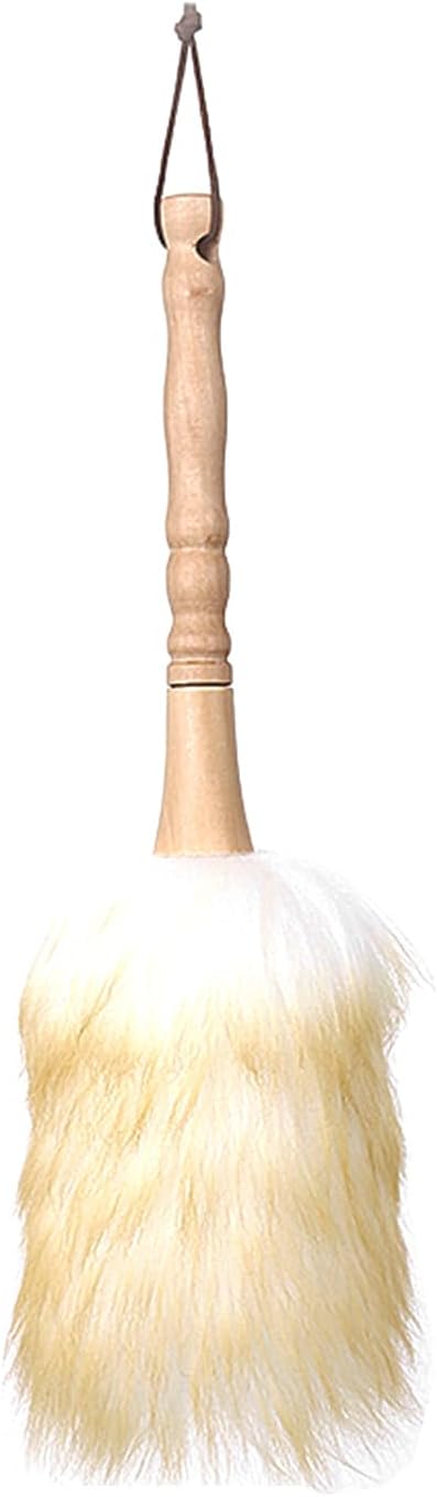 Wool Duster, Long Handle Duster, Wool Lambswool Cleaning Brush Duster, Wool by BORGBAR