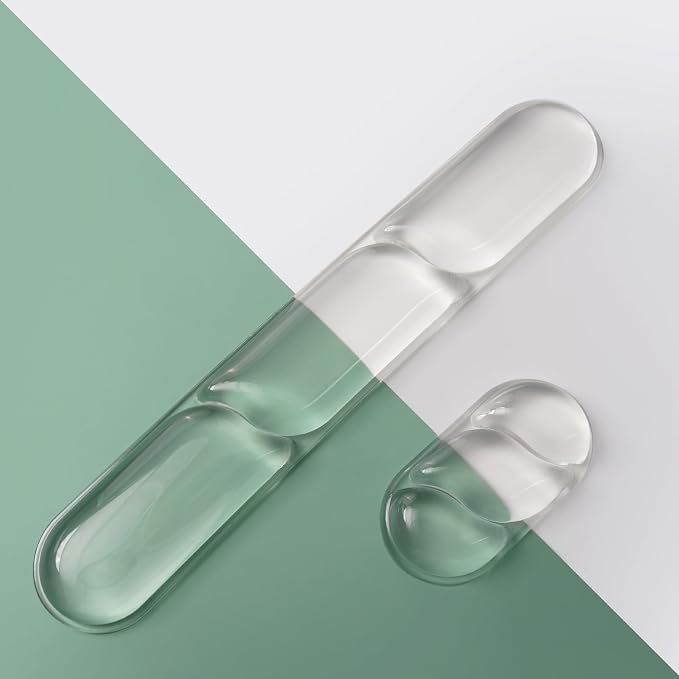 TECKNET Clear Gel Wrist Rest for Computer Keyboard, Ergonomic Gel Keyboard by Tecknet