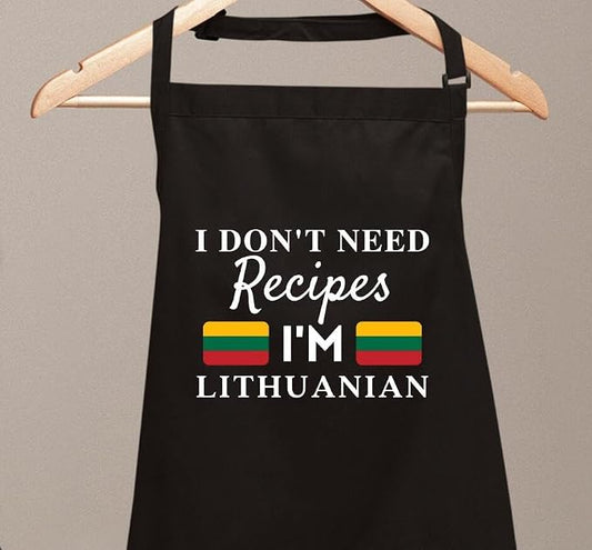 I Don't Need Recipes Novelty Chef Kitchen BBQ Apron Barber Chef Bib BBQ Kitchen - Image 2