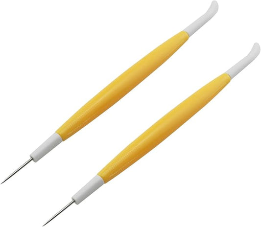 HJGarden 2PCS Stainless Steel Scribe Tool Cookie Scribe Tool Cookie Icing Pin by HJGarden