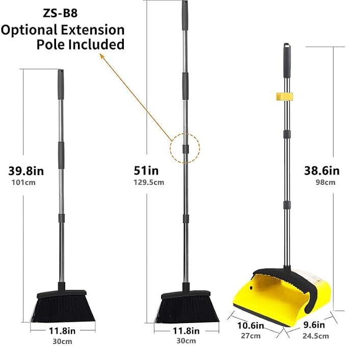 Upgraded Broom and Dustpan， - Image 2