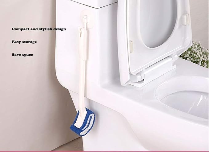 Toilet Brush Bowl Brush Bathroom Brush Under Rim Toilet Brush Scracth-Free - Image 2