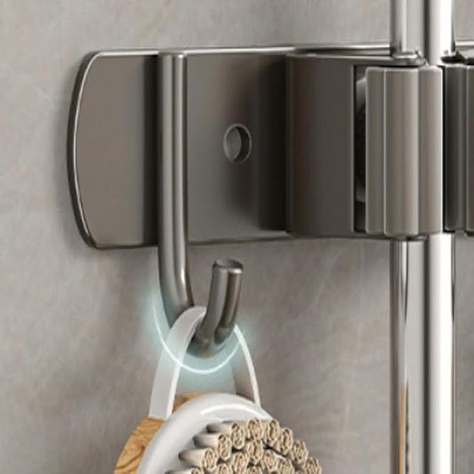 Wall Mount Mop and Broom Holder – Heavy Duty SUS304 Stainless Steel Organizer - Image 2