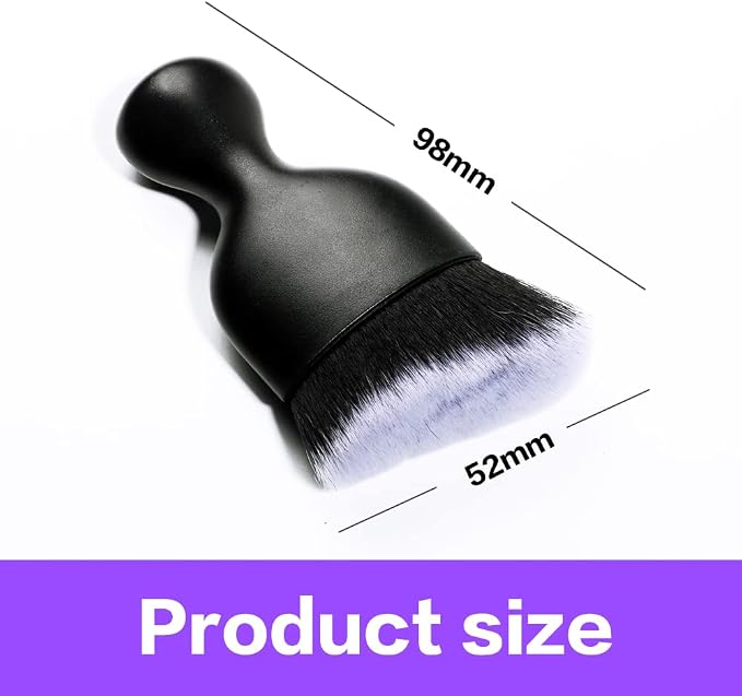 Car Interior Detailing Brush, Soft Bristle Cleaning Brush Car Detailing Brush - Image 5