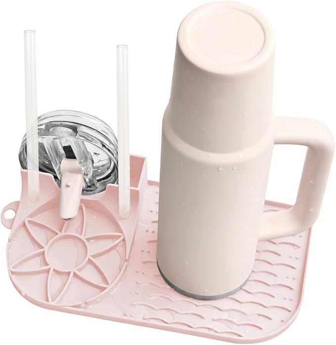 Bottle Drying Rack, Draining Mat by Unknown
