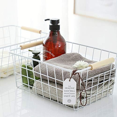 Kitchen Wire Baskets Farmhouse Decor Metal Food Storage Organizer, Household - Image 4