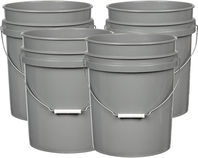 House Naturals 5 Gallon Premium HPDE Plastic Bucket by House+Naturals