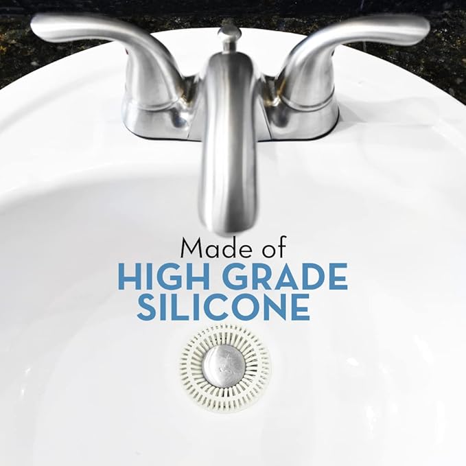 Bathroom Sink Hair Catcher for Pop-Up Drain – SinkRing 1.57" Precision Strainer - Image 4