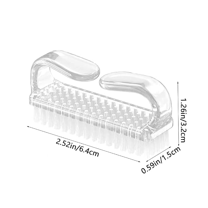 5 Pcs Handle Grip Nail Brush for Cleaning Fingernails, Nail Scrub Brush - Image 2