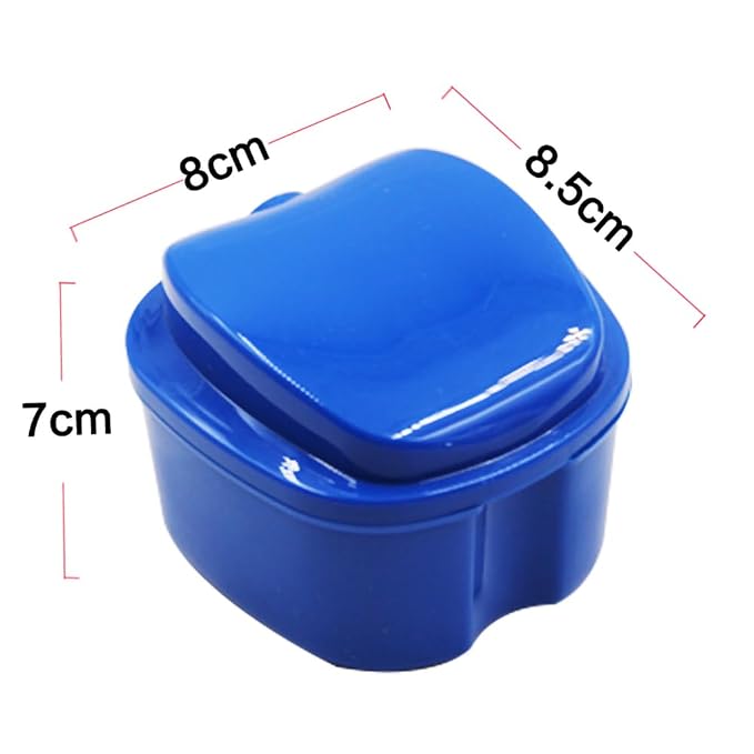 3 Pack Retainer Cleaner Case Partial Denture Cleaning Case Cup and Brush - Image 4