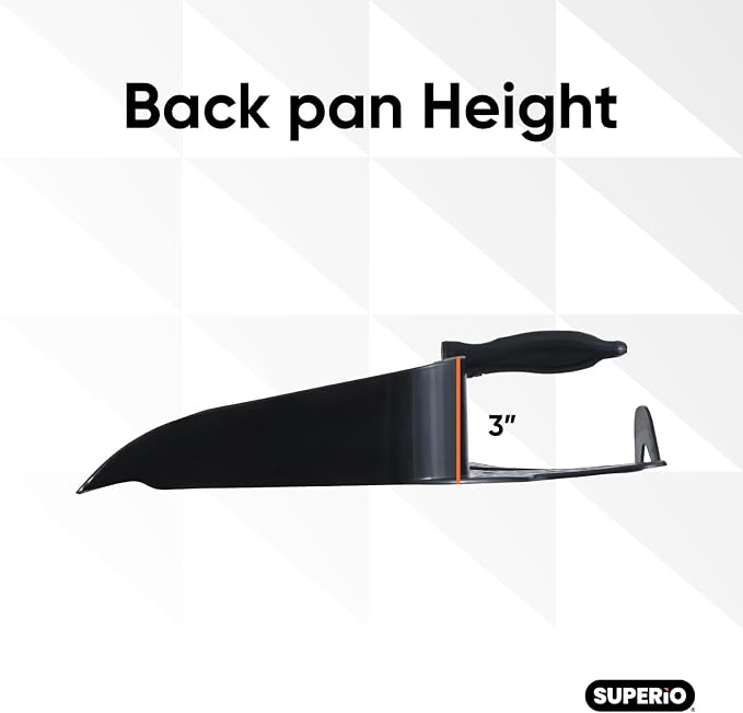 Superio Heavy Duty Plastic Step-on Dustpan - Image 4