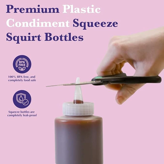 6-Pack Condiment Squeeze Bottles - Image 2