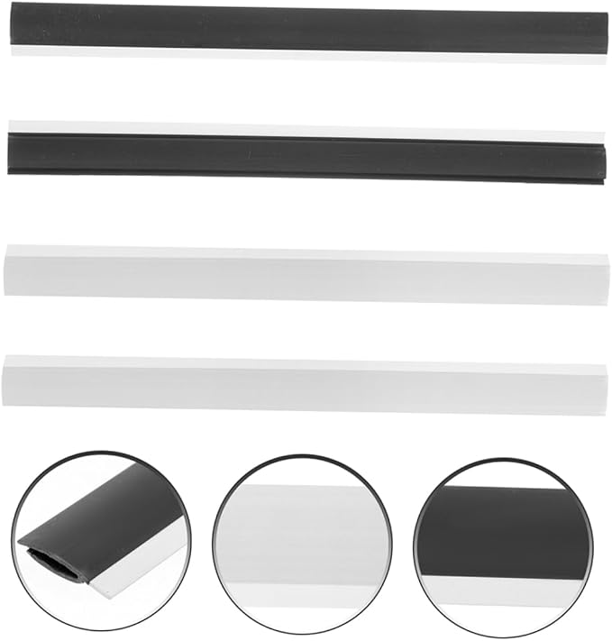ERINGOGO 4pcs Dustpan Edge Strip Rubber Lip Accessory Replacement Parts - Image 8