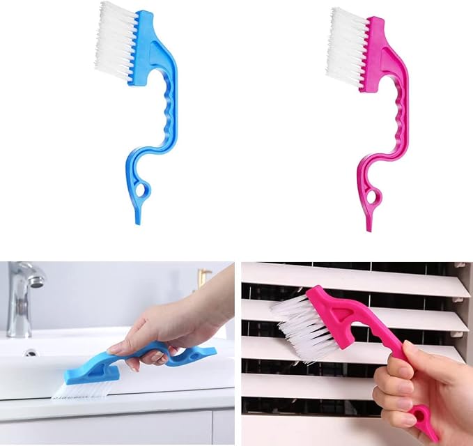 3Pcs Hand-held Groove Gap Cleaning Tools Door Window Track Kitchen Cleaning - Image 3