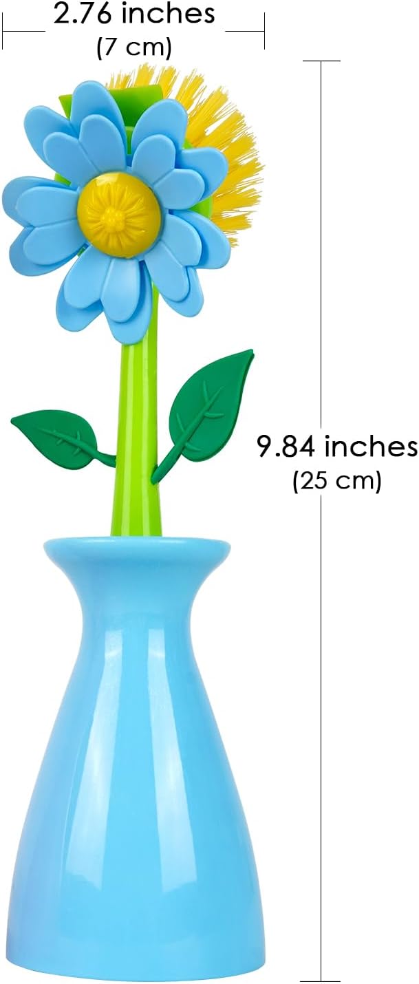Long Handle Vegetable and Fruit Brush, Florganic Dish Brush - Image 2