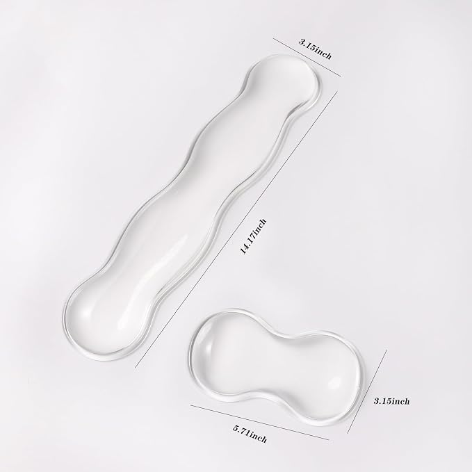 Sumgsn Silicone Gel Keyboard & Mouse Wrist Rest Set, Relax Your Wrist, - Image 7
