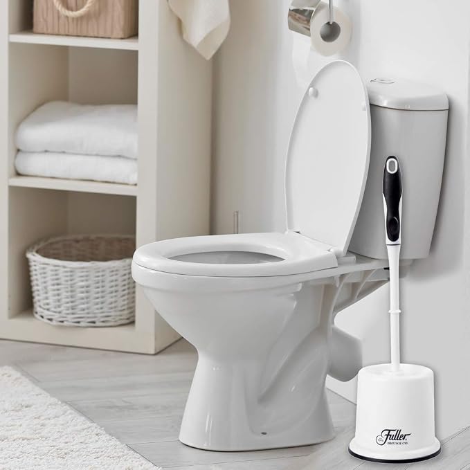 Fuller Brush Toilet Bowl Brush in Caddy Set – 16-Inch Long Handle Brush – Heavy - Image 4